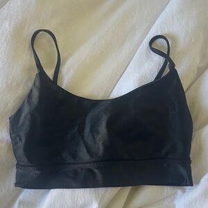 Onzie Black Satin Sports Bra